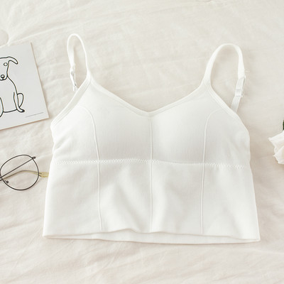 Bustiera de dama model simplu cu bretele subtiri