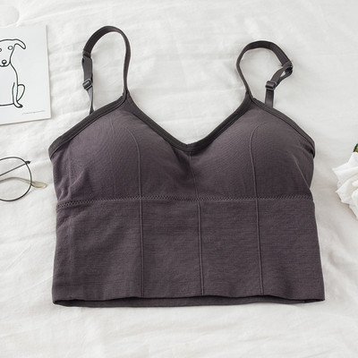 Bustiera de dama model simplu cu bretele subtiri