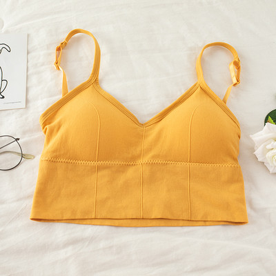 Bustiera de dama model simplu cu bretele subtiri