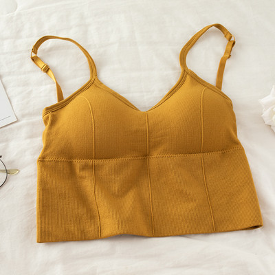 Bustiera de dama model simplu cu bretele subtiri