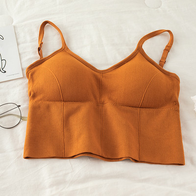 Bustiera de dama model simplu cu bretele subtiri