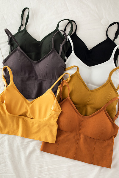 Bustiera de dama model simplu cu bretele subtiri