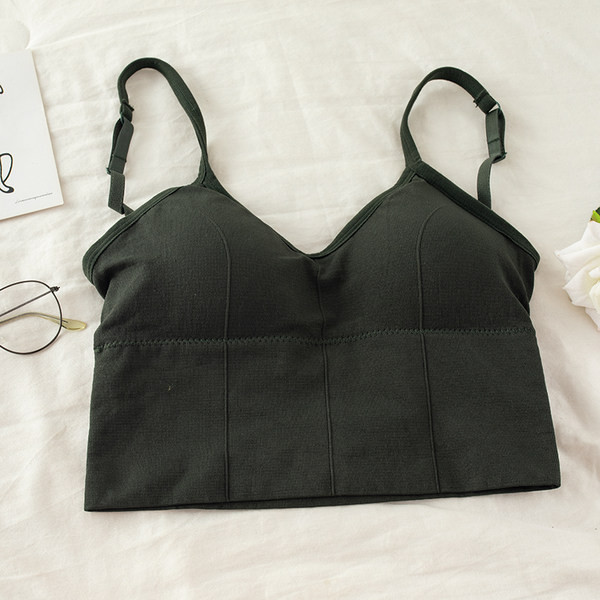 Bustiera de dama model simplu cu bretele subtiri