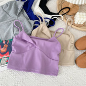 Maieu scurt de dama cu bretele subtiri - in mai multe culori