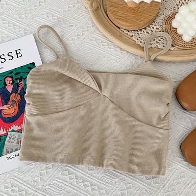 Maieu scurt de dama cu bretele subtiri - in mai multe culori