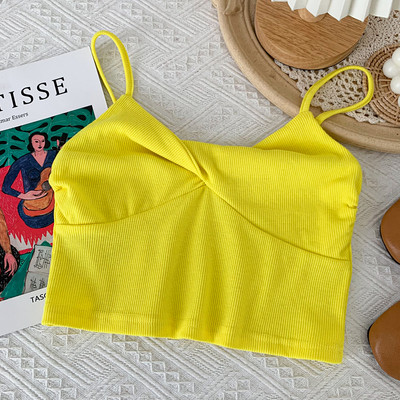 Maieu scurt de dama cu bretele subtiri - in mai multe culori