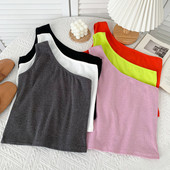 Jauna modeļa sieviešu topiņš ar vienu lencīti - vairākas krāsas