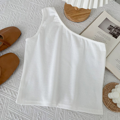 Jauna modeļa sieviešu topiņš ar vienu lencīti - vairākas krāsas