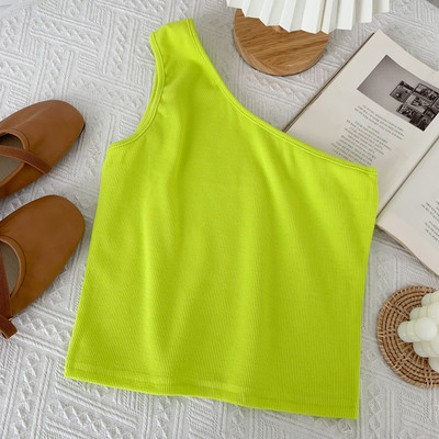 Jauna modeļa sieviešu topiņš ar vienu lencīti - vairākas krāsas