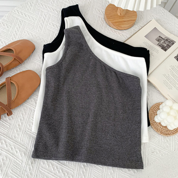 Jauna modeļa sieviešu topiņš ar vienu lencīti - vairākas krāsas