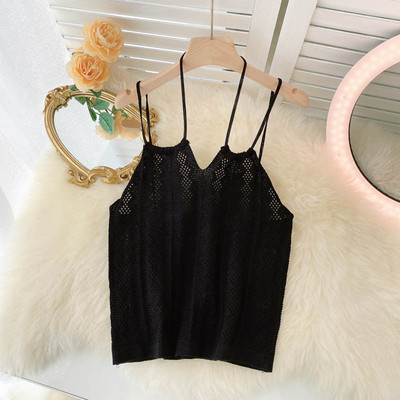 Maieu de damă cu bretele subțiri în patru culori