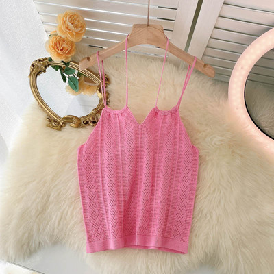 Maieu de damă cu bretele subțiri în patru culori