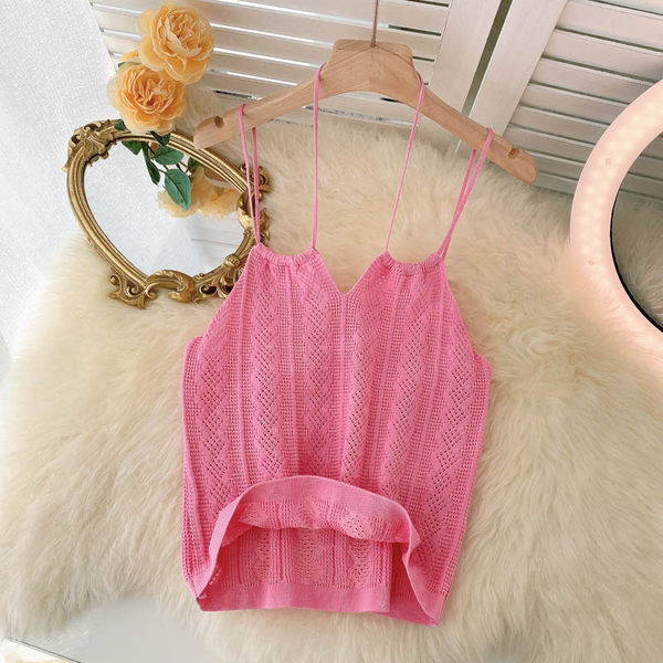 Maieu de damă cu bretele subțiri în patru culori