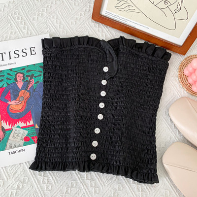 Нов модел дамско бюстие с копчета в няколко цвята