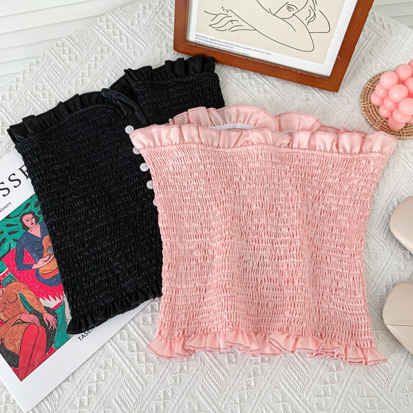 Нов модел дамско бюстие с копчета в няколко цвята