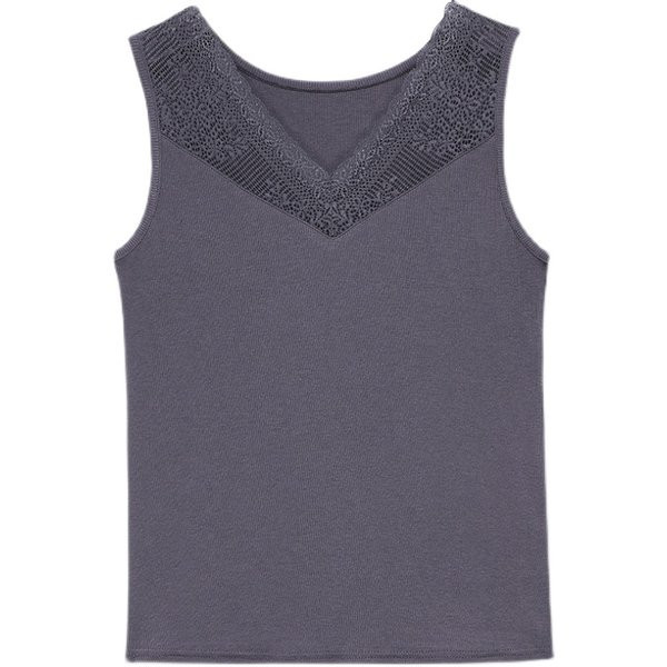 Moderns sieviešu tops ar mežģīnēm un V veida kakla izgriezumu