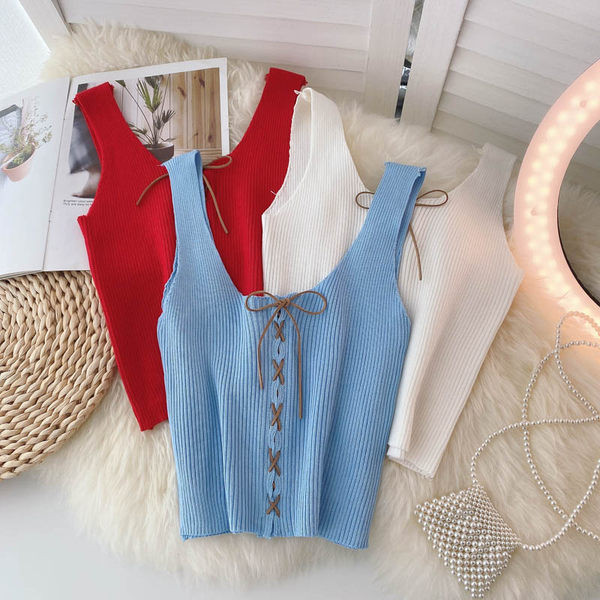 Дамски потник от рипс с връзки в няколко цвята