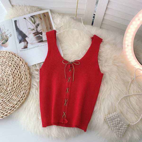 Дамски потник от рипс с връзки в няколко цвята