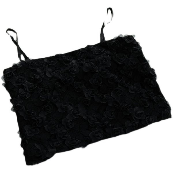 Stilīgs sieviešu krūtis ar plānām lencēm un 3D elementiem