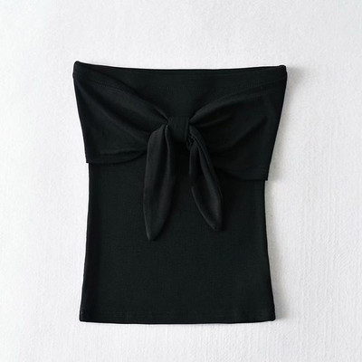 Maieu lung de zi cu zi cu panglică