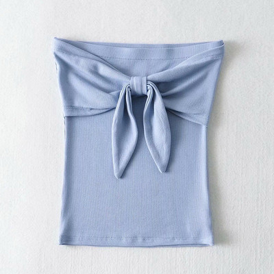 Maieu lung de zi cu zi cu panglică