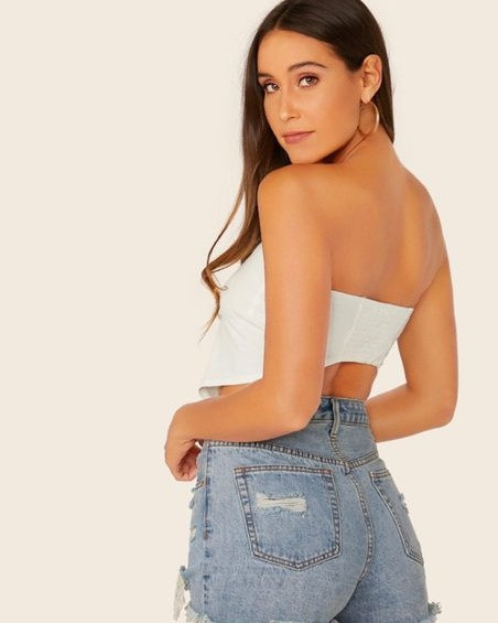 Sieviešu ikdienas krūtis asimetrisks modelis