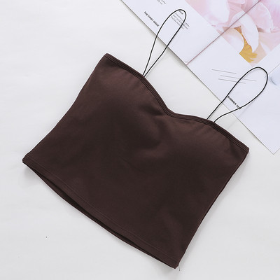 Νέο μοντέλο γυναικείο ελαστικό αμάνικο μπλουζάκι με λεπτά τιραντάκια