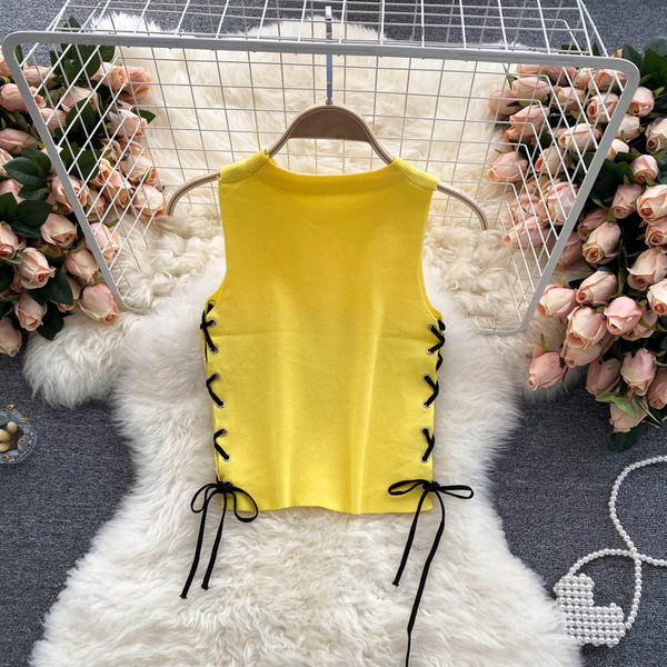 Jauna modeļa velveta sieviešu tops ar saitēm un apaļu kakla izgriezumu