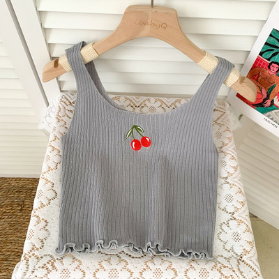 Νέο μοντέλο γυναικεία μπλούζα με τιραντάκια και κεντήματα