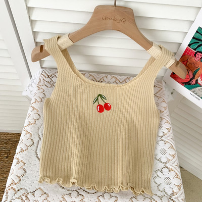 Νέο μοντέλο γυναικεία μπλούζα με τιραντάκια και κεντήματα