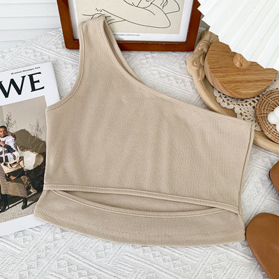 Γυναικεία αμάνικι μπλούζα με ένα λουράκι σε διάφορα χρώματα