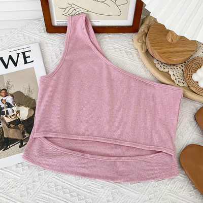 Γυναικεία αμάνικι μπλούζα με ένα λουράκι σε διάφορα χρώματα