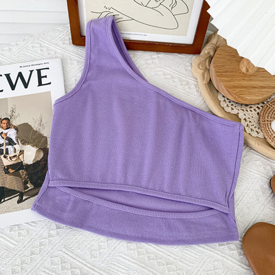 Γυναικεία αμάνικι μπλούζα με ένα λουράκι σε διάφορα χρώματα