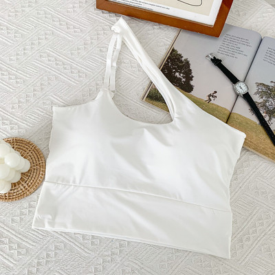 Καθημερινή γυναικεία αμάνικι  μπλούζα με τιραντάκια  σε τρία χρώματα