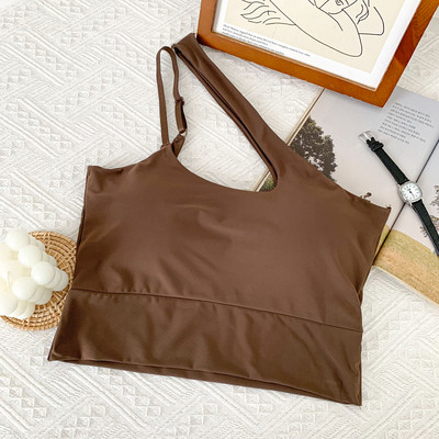 Καθημερινή γυναικεία αμάνικι  μπλούζα με τιραντάκια  σε τρία χρώματα