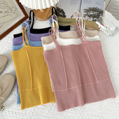 Maieu casual dama cu bretele subtiri - model montat