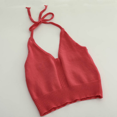 Maieu de damă cu bretele subțiri model simplu