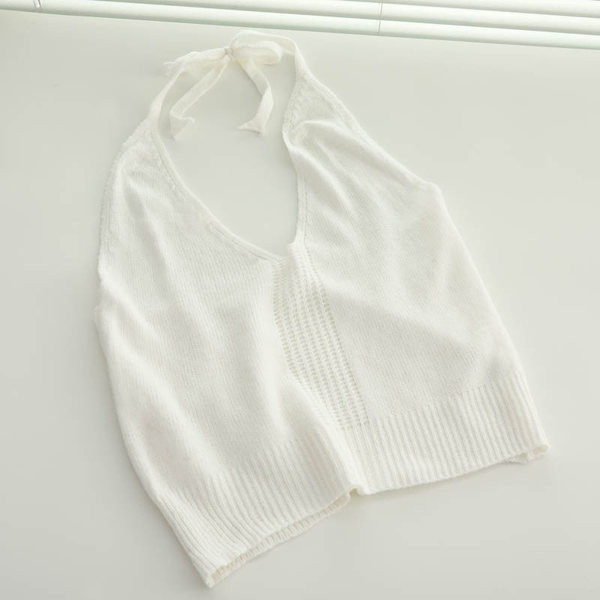 Maieu de damă cu bretele subțiri model simplu