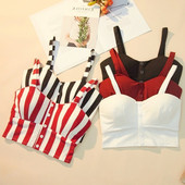 Moderns sieviešu krūšu kurvis ar pogām divos modeļos