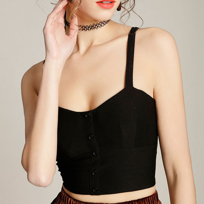 Moderns sieviešu krūšu kurvis ar pogām divos modeļos