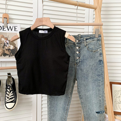 Jauna modeļa sieviešu topiņš ar ovālu kakla izgriezumu vairākās krāsās