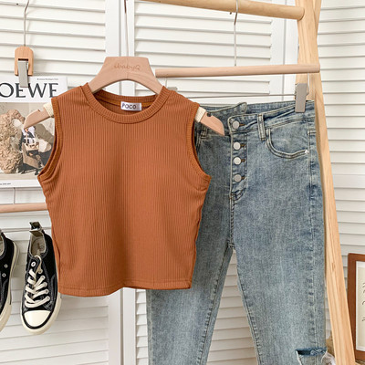 Jauna modeļa sieviešu topiņš ar ovālu kakla izgriezumu vairākās krāsās