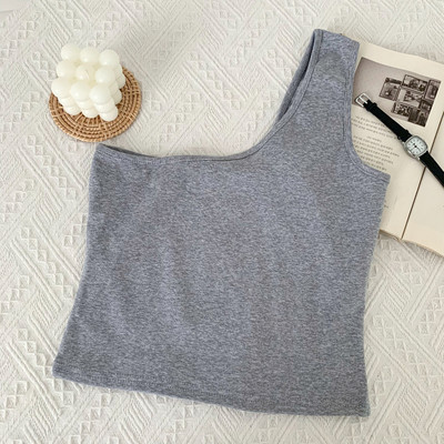 Jauna modeļa moderns sieviešu topiņš ar vienu lencīti - vairākas krāsas