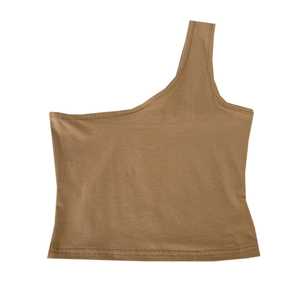 Jauna modeļa moderns sieviešu topiņš ar vienu lencīti - vairākas krāsas