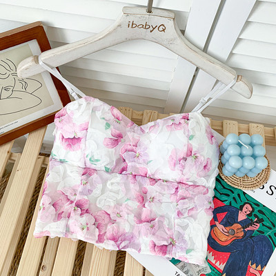 Jauna modeļa sieviešu krūtis ar ziedu rakstu - vairākās krāsās