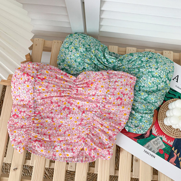 Bustiera de dama model nou cu model floral - potrivita pentru vara