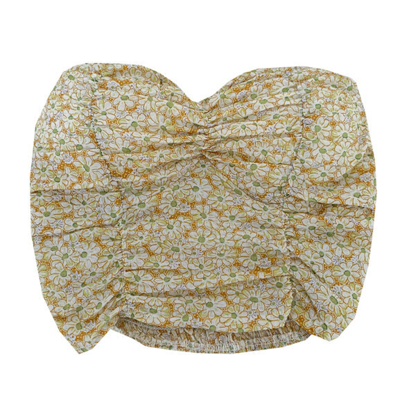 Bustiera de dama model nou cu model floral - potrivita pentru vara