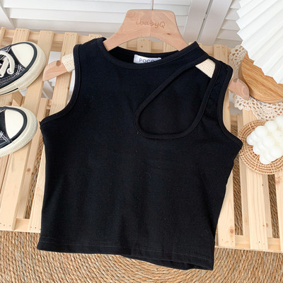 Novi model ženske majice bez rukava sa okruglim izrezom u više boja