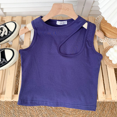 Novi model ženske majice bez rukava sa okruglim izrezom u više boja