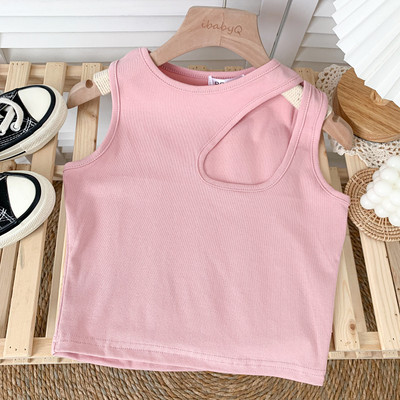 Novi model ženske majice bez rukava sa okruglim izrezom u više boja